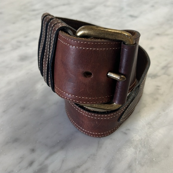 Joan & David Genuine Leather Wide Belt SZ BEAUTIFUL! - Picture 12 of 12